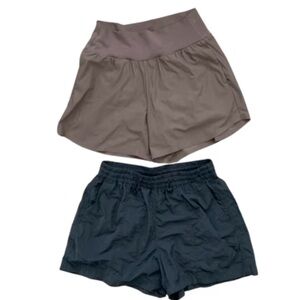Uniqlo Women's Casual Shorts Set - Black and Brown